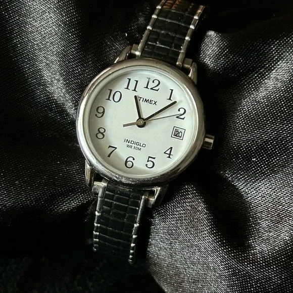 Timex | Accessories | Timex Classic Silver And Black Watch 